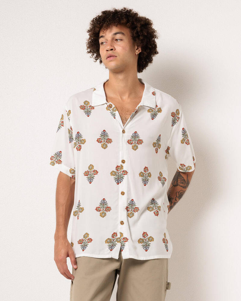 Rhythm Bouquet Short Sleeve Shirt for Mens