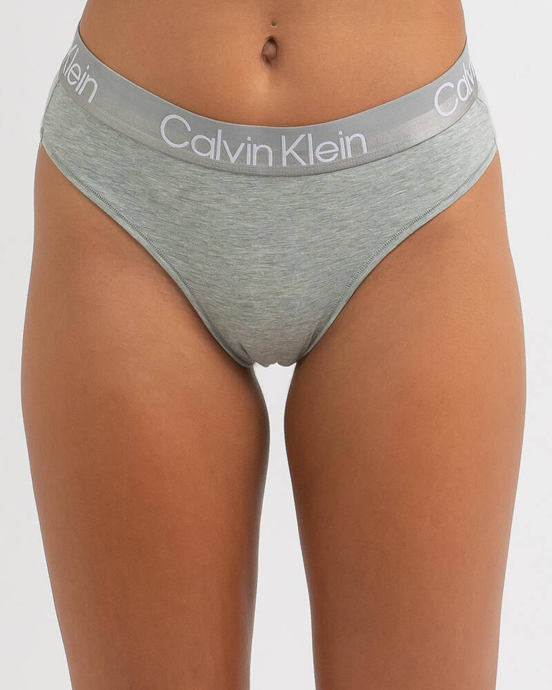 Calvin Klein Cotton High Leg Brazilian Brief for Womens