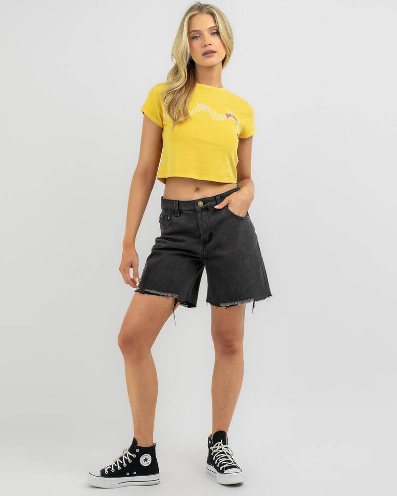 Billabong King Stingray Under One Sun Crop T-Shirt for Womens