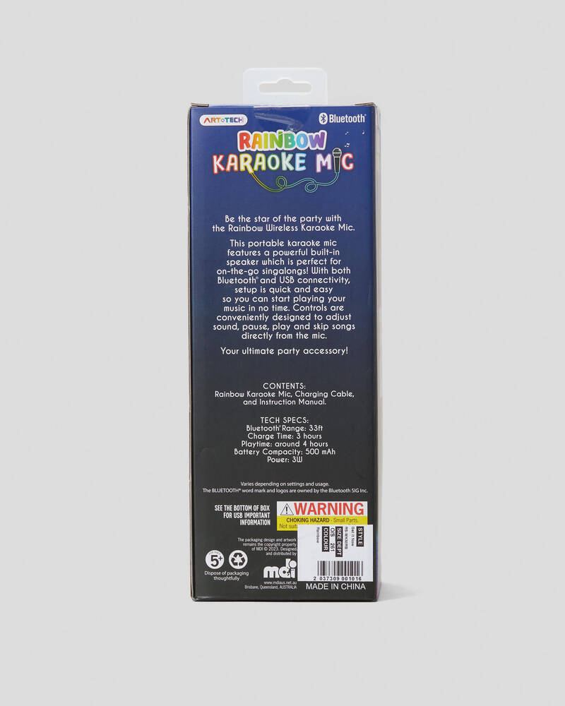 Get It Now Rainbow Karaoke Mic for Unisex