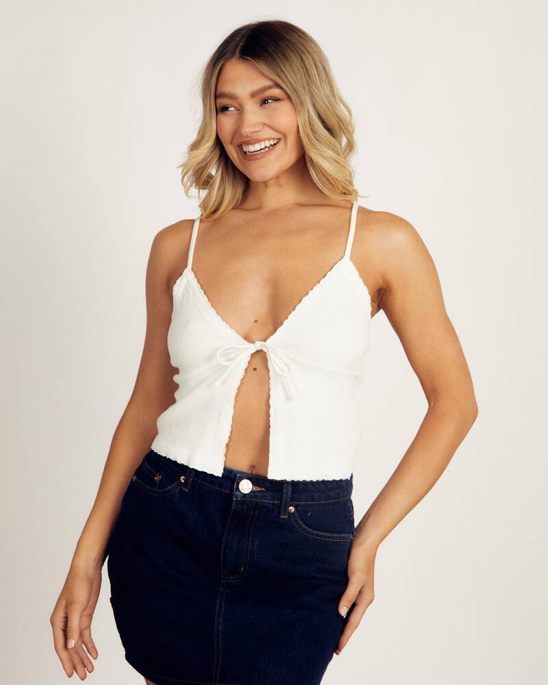 Mooloola Theresa Tie Up Cami Top for Womens