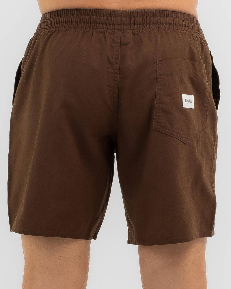 RHETT RUM PRINT LINEN SHORTS main image 1