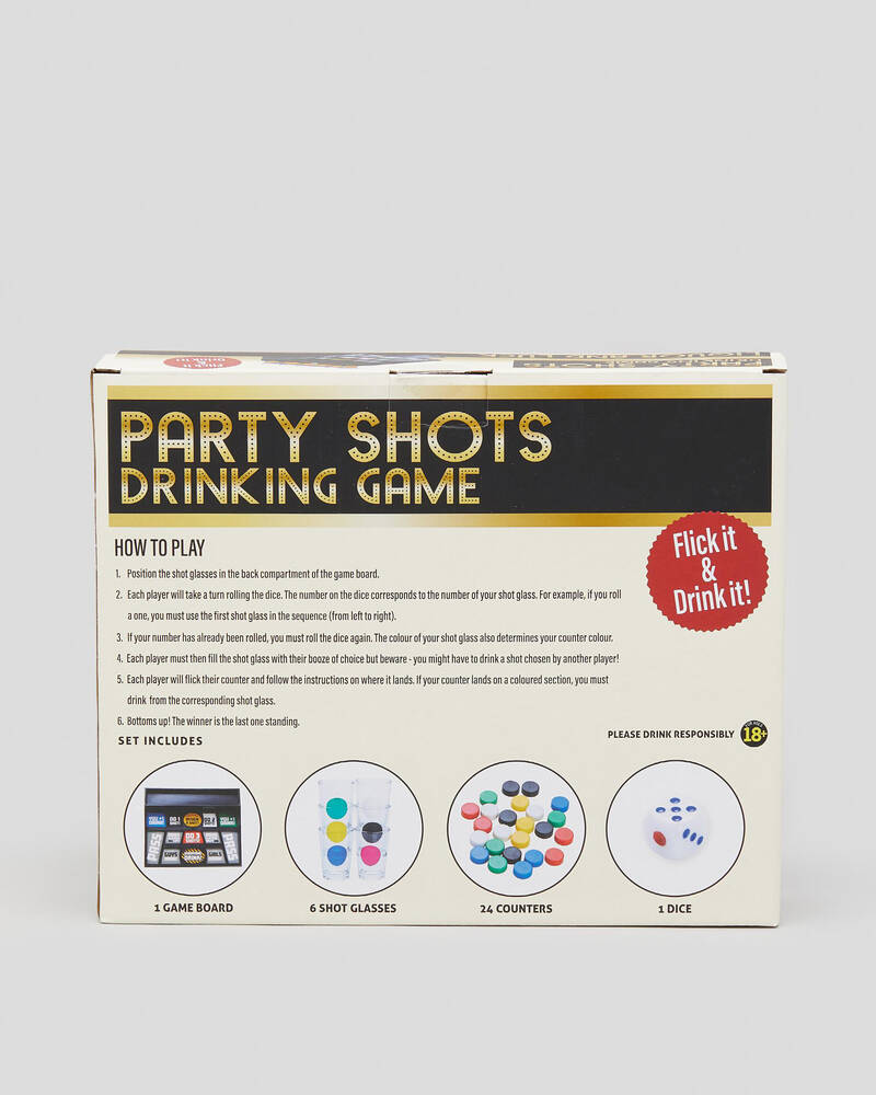 Get It Now Party Shots Drinking Game for Mens