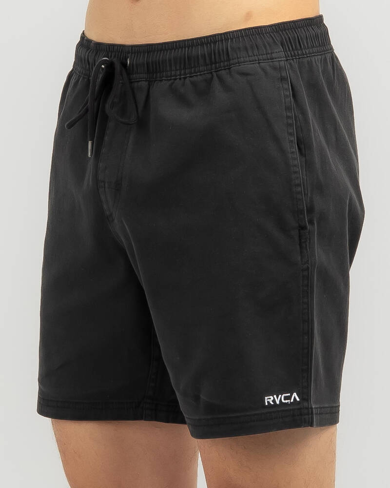 RVCA Escape Corp Elastic Shorts for Mens