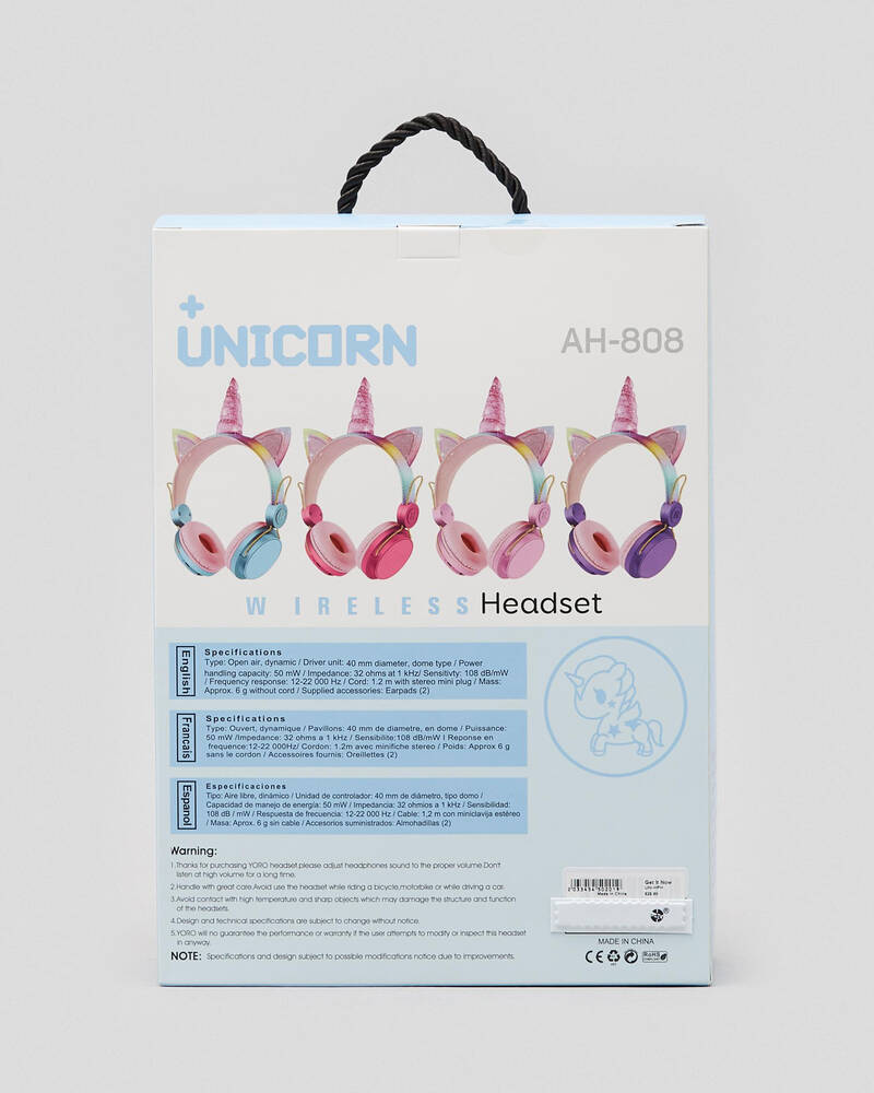 Get It Now Unicorn Headphones for Womens