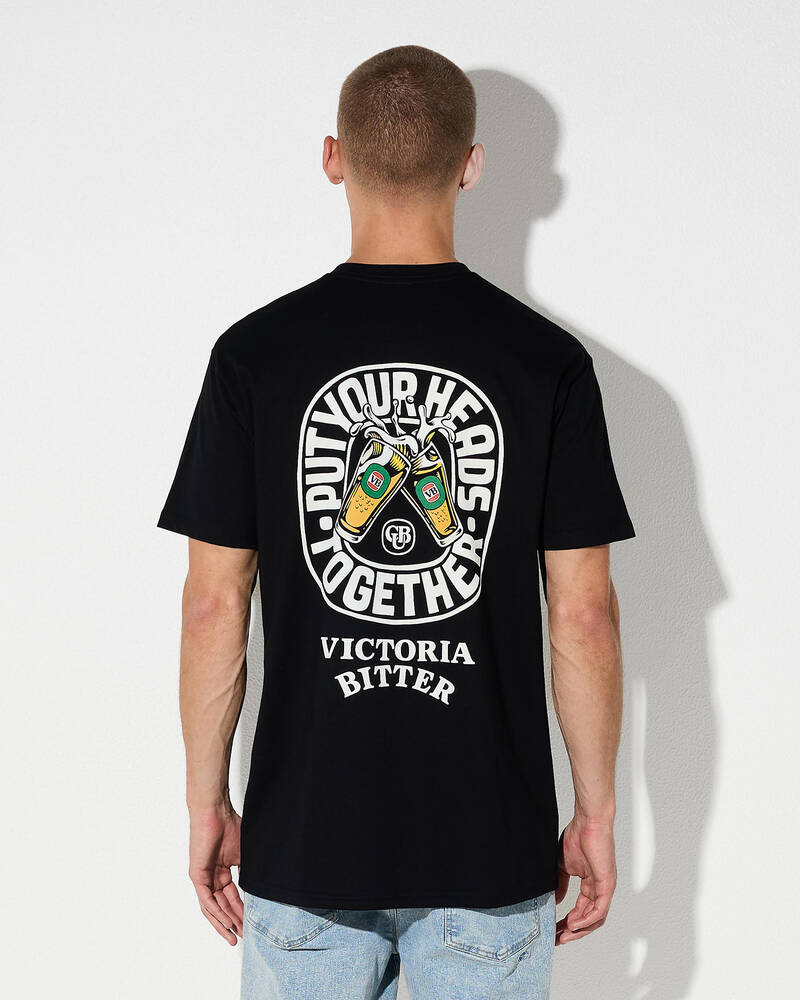 Victoria Bitter Butting Heads T-Shirt for Mens