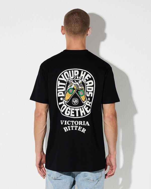 Victoria Bitter Butting Heads T-Shirt for Mens
