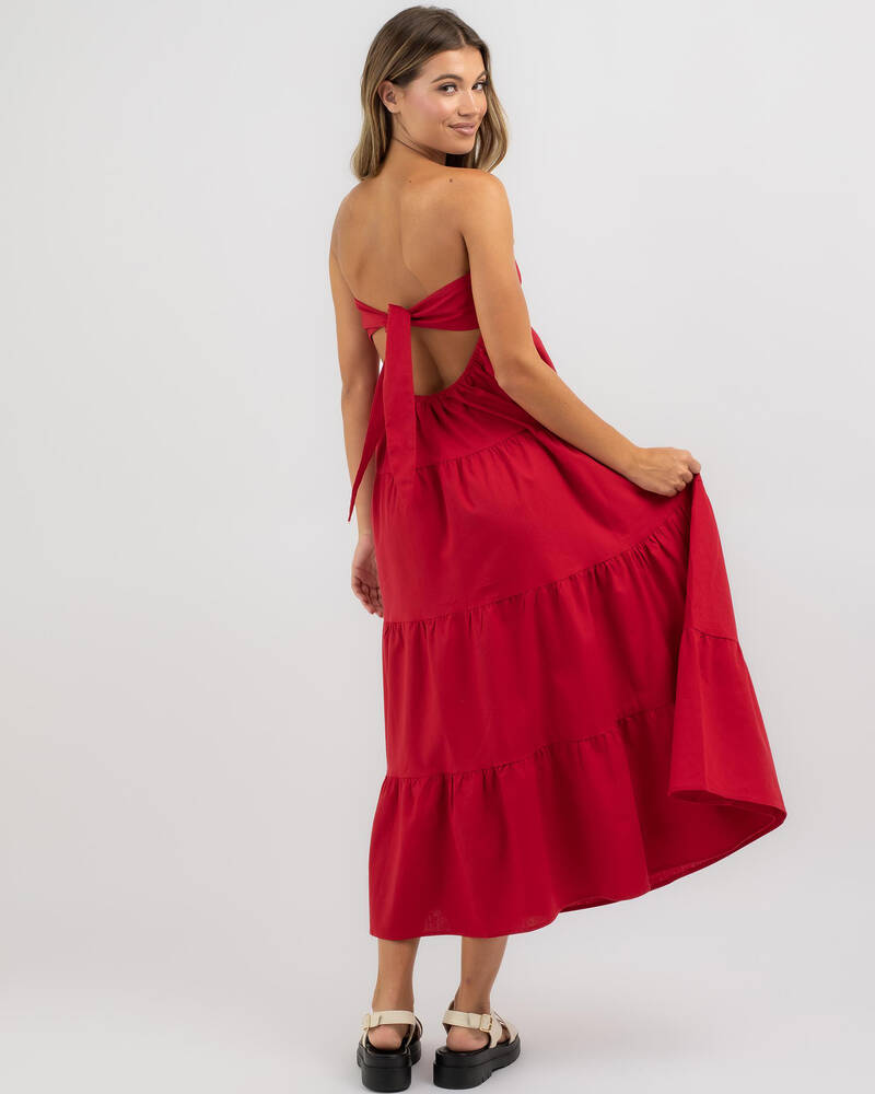 Into Fashions Nora Midi Dress for Womens