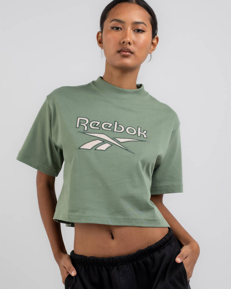 Reebok Archive Essentials Cropped T-Shirt for Womens