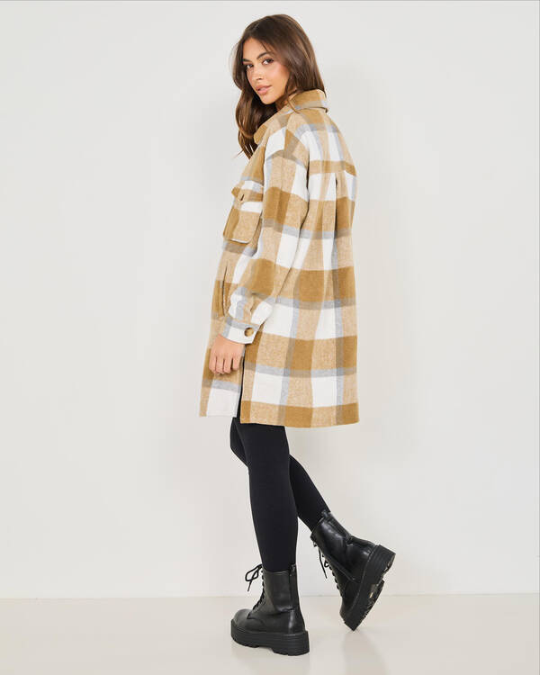 Ava And Ever Arlo Long Shacket for Womens