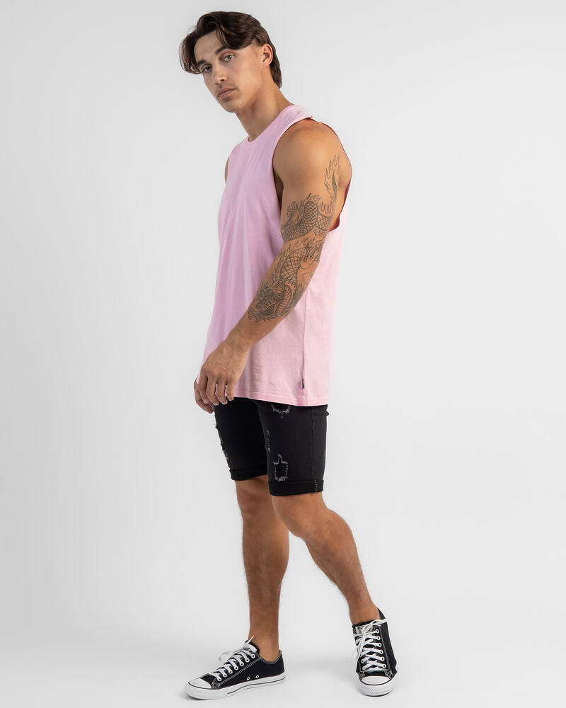 Skylark Fade Out Muscle Tank for Mens