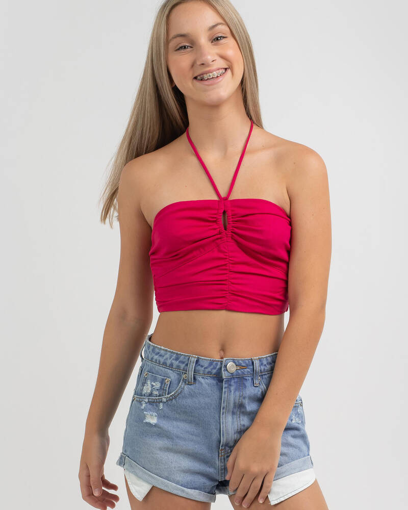 Mooloola Girls' She's So Lovely Halter Top for Womens