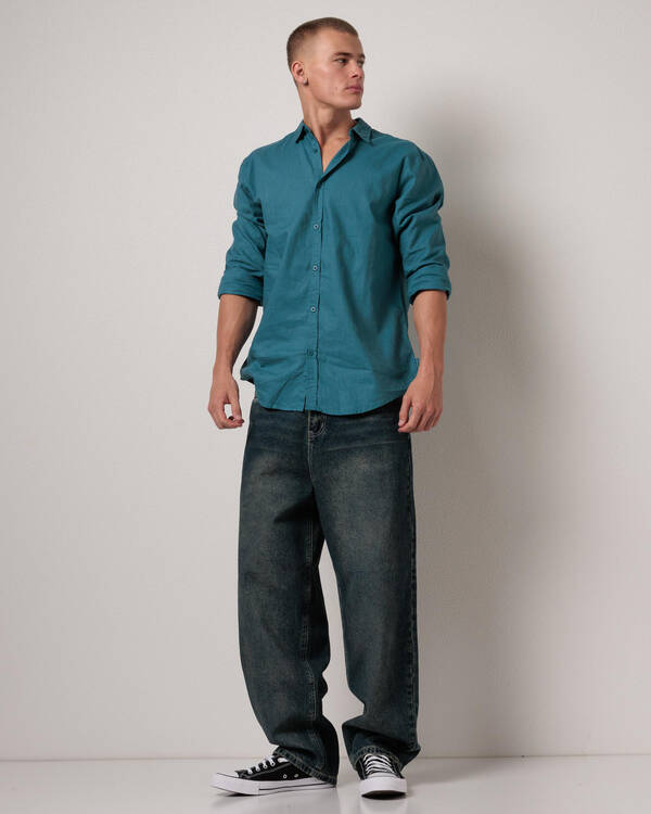 Skylark Hemp Long Sleeve Shirt for Mens