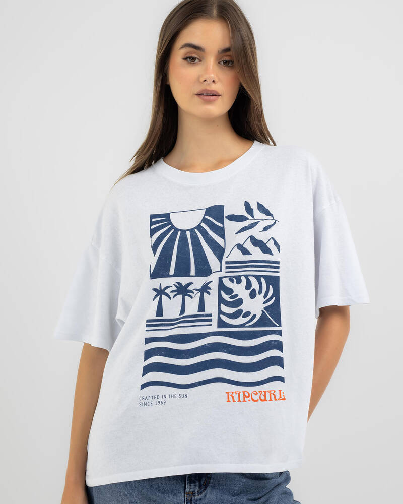 Rip Curl Santorini Sun Heritage T-Shirt for Womens