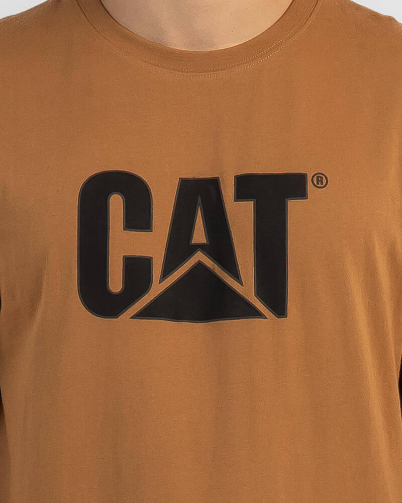 Cat TM Logo T-Shirt for Mens