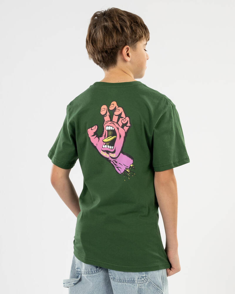 Santa Cruz Boys' Opus Screaming Hand T-Shirt for Mens