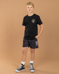 Salty Life Boys' Privateer Elastic Waist Shorts for Mens image number null