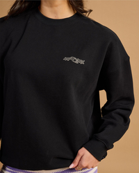 Rip Curl Neon Diamond Heritage Crewneck Sweatshirt for Womens image number null