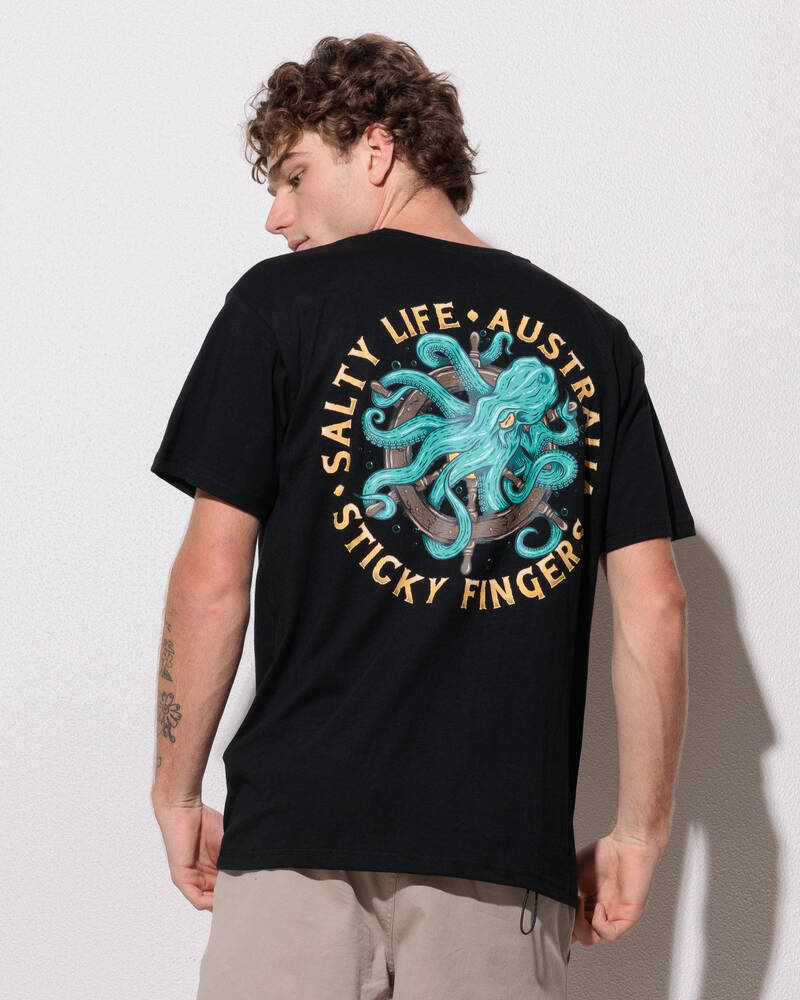 Salty Life Deep Hook T-Shirt for Mens