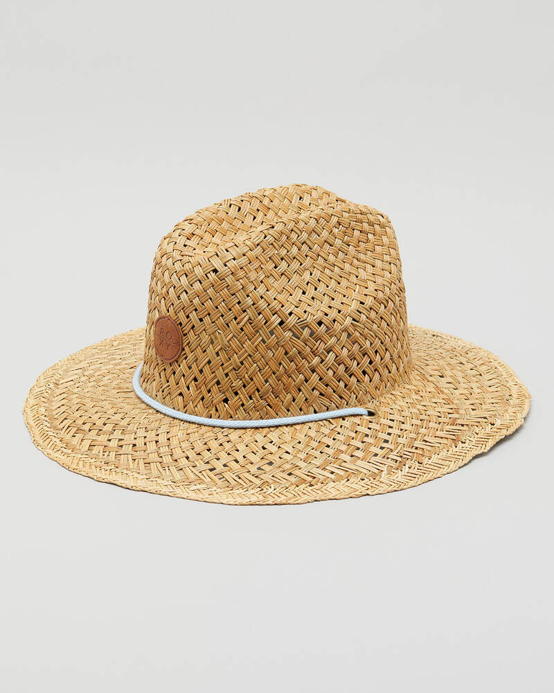 Roxy Sunshine On My Mind Panama Hat In Cool Blue Fast Shipping & Easy Returns City Beach