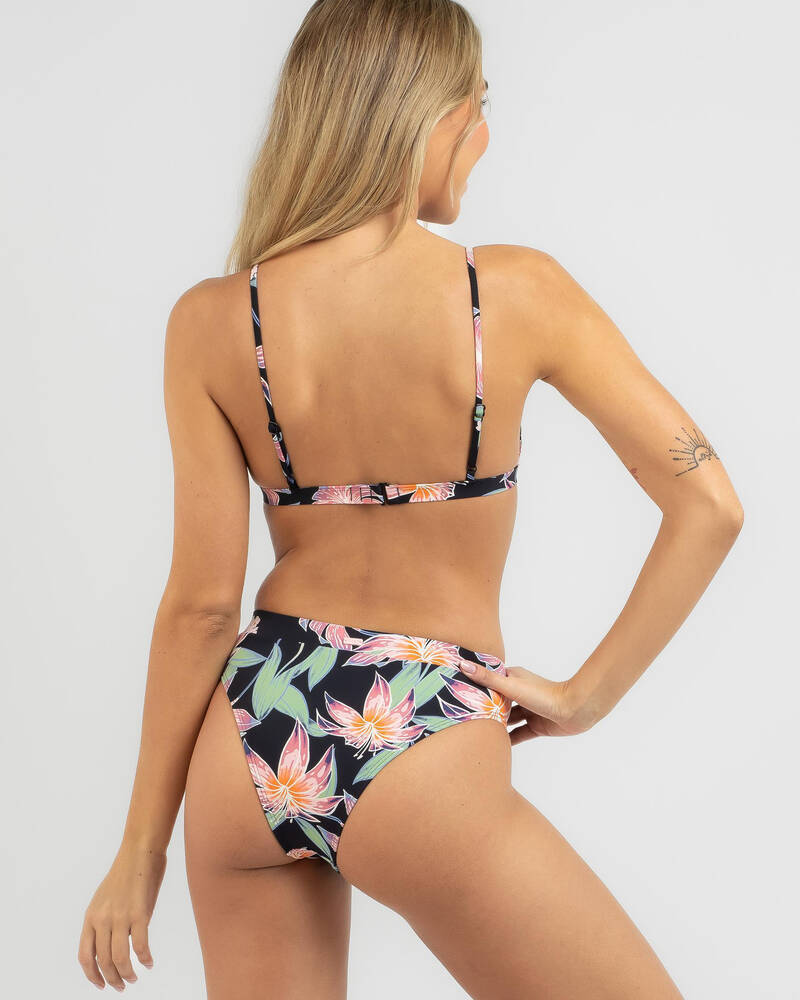 Roxy Beach Classics Fixed Triangle Bikini Top for Womens