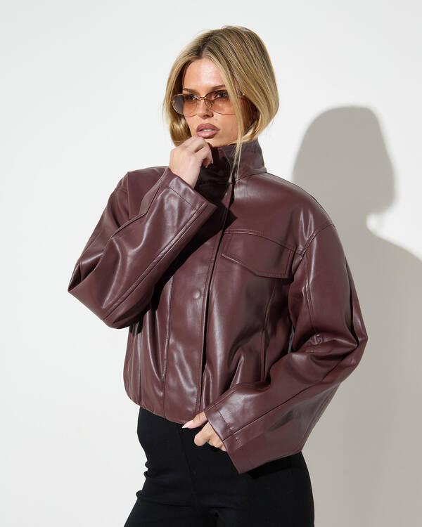 Obsession Faux Leather Jacket