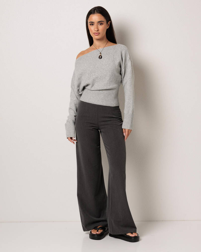 Ava And Ever Anni Off Shoulder Knit Jumper for Womens