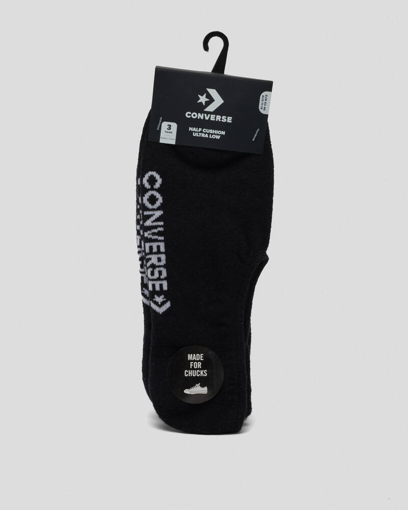 Converse Invisible Socks 3 Pack for Mens