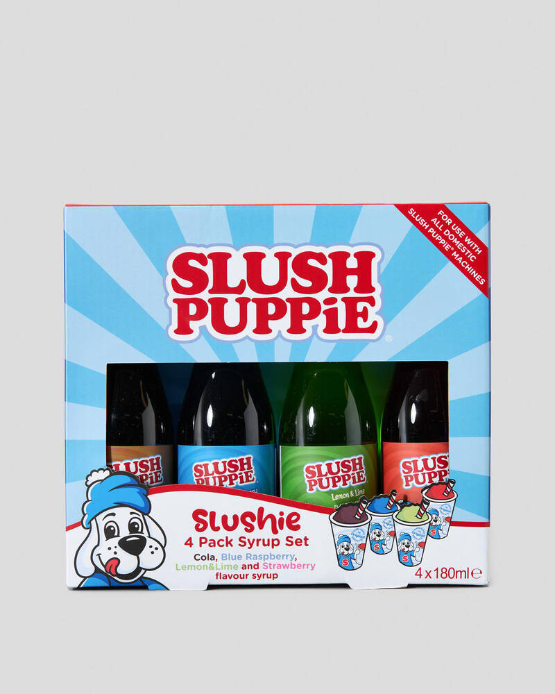 Slush Puppie 4 Pack Syrup Flavours for Unisex