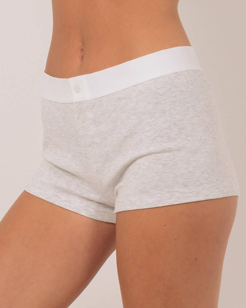 Malibu Lounge Kissing Booth Boyfriend Boxer Short for Womens