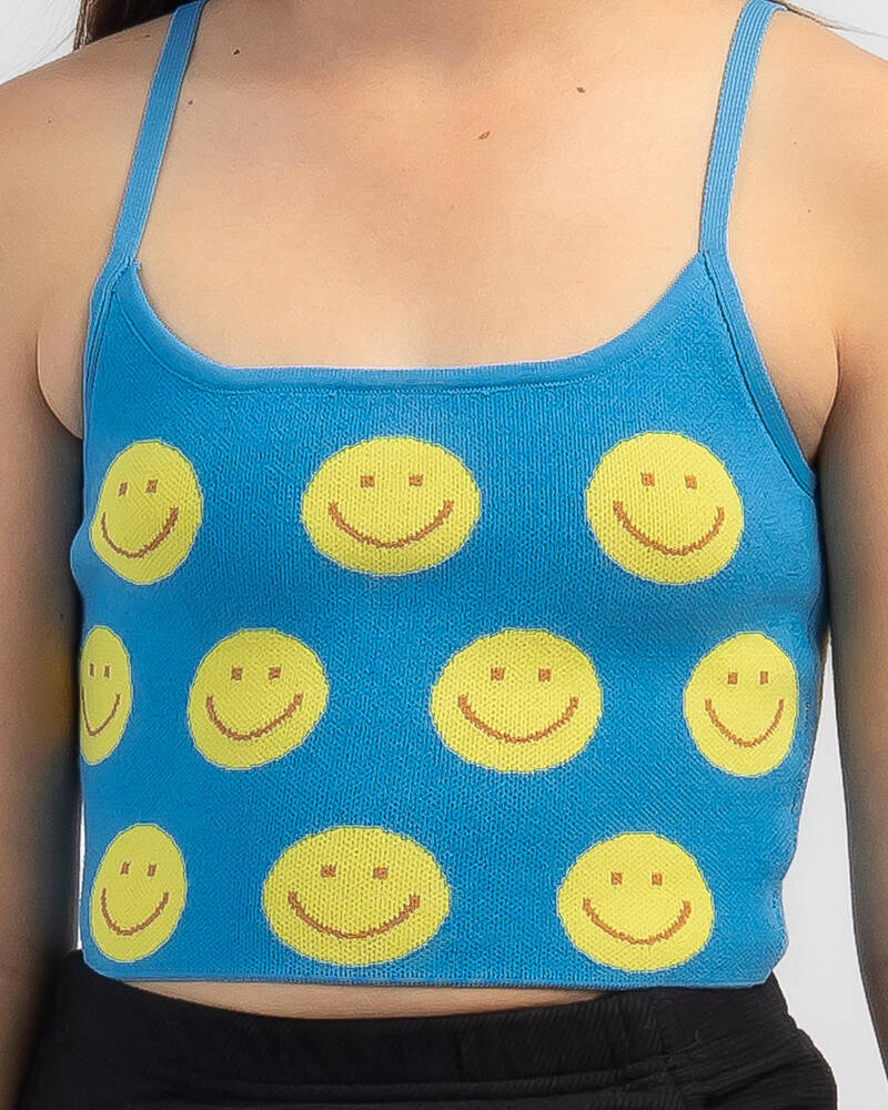 Ava And Ever Girls' Smiley Knit Top for Womens