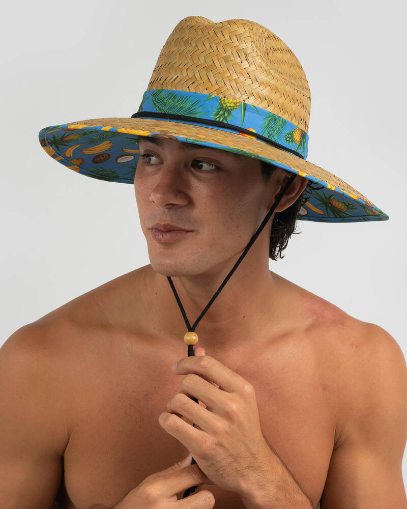 Lucid Tropical Zone Straw Hat for Mens