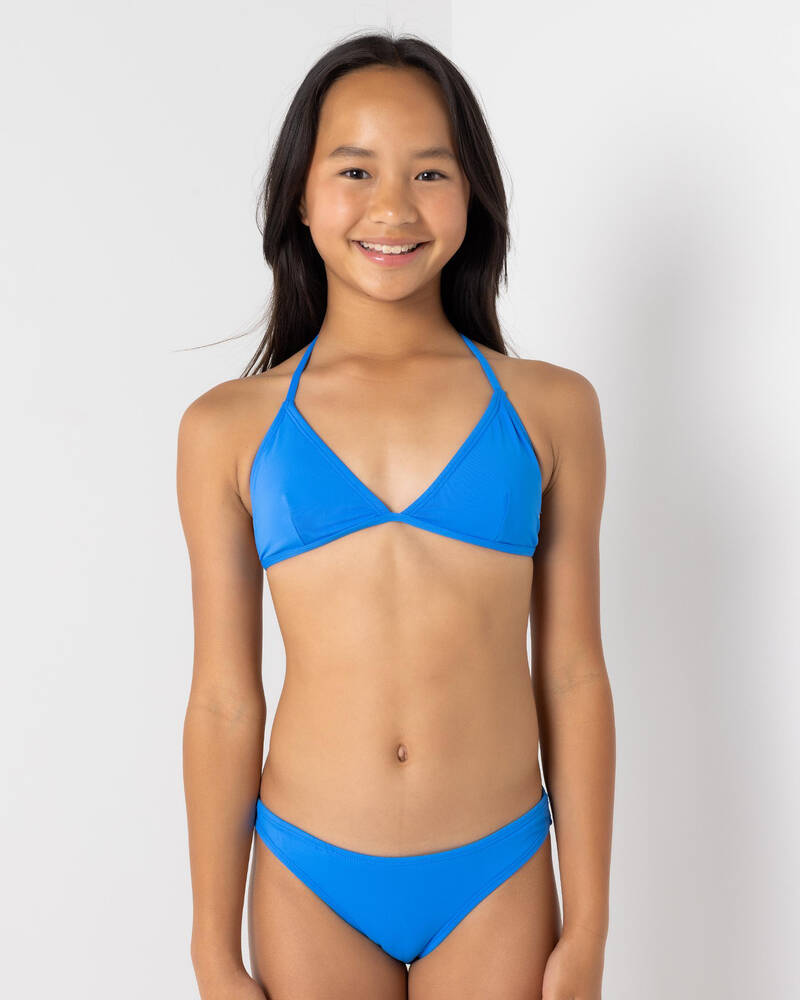 Topanga Girls' Coco Fixed Triangle Bikini Set for Womens
