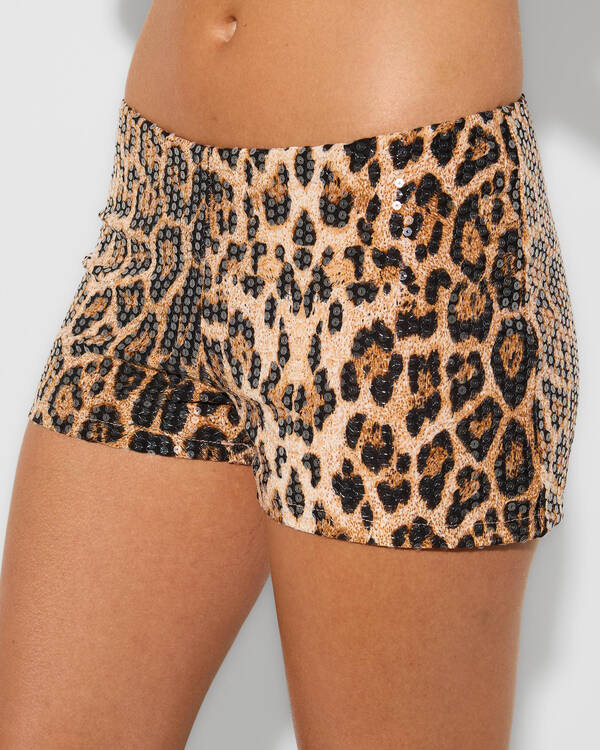 Ava And Ever Sahara Sequin Micro Shorts for Womens