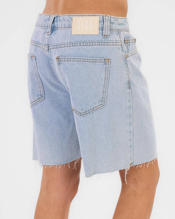 DESU Girls' Ryder Mid Denim Shorts for Womens
