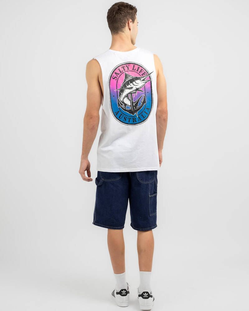 Salty Life Cheers Muscle Tank for Mens