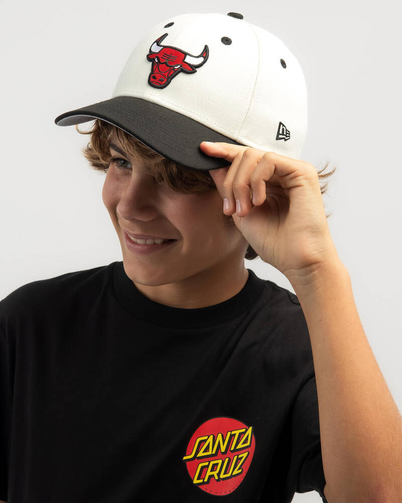 New Era Boys' Chicago Bulls 9Forty Chrome Cap for Mens