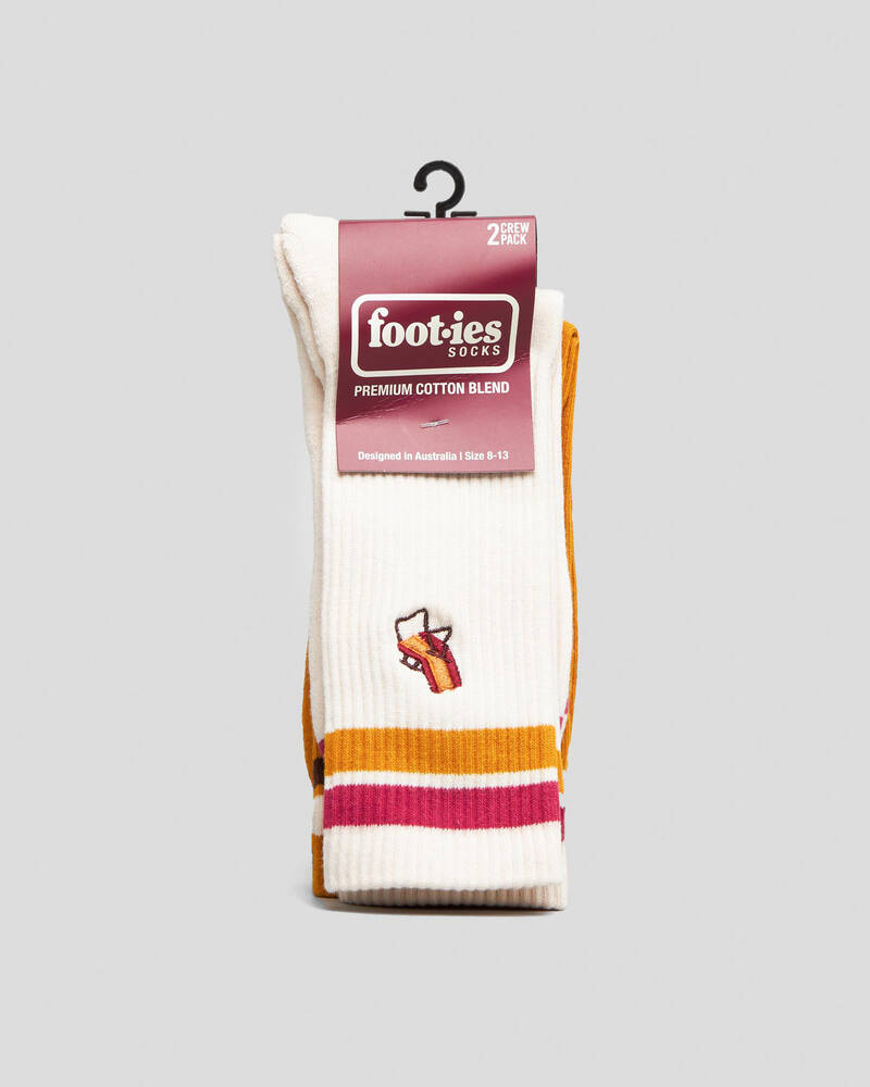 FOOT-IES Backyard Sneaker Socks 2 Pack for Mens
