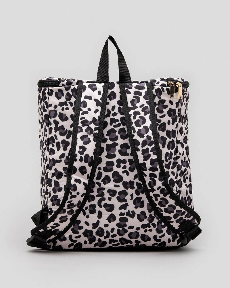 Get It Now Leopard Backpack Cooler for Womens
