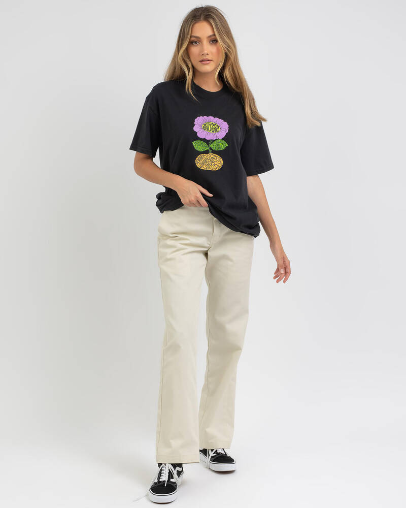 Stussy Sunflower 50/50 T-Shirt for Womens