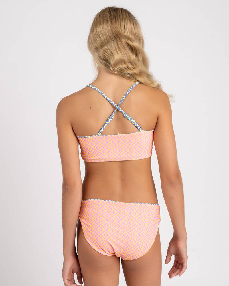 Rip Curl Girls' Island Bliss Reversible Bikini Set for Womens