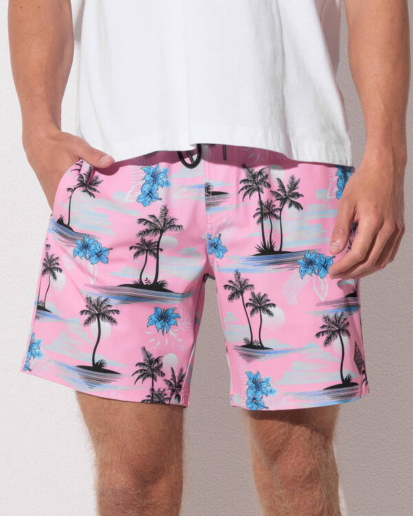 Pink Coast Elastic Waist Shorts