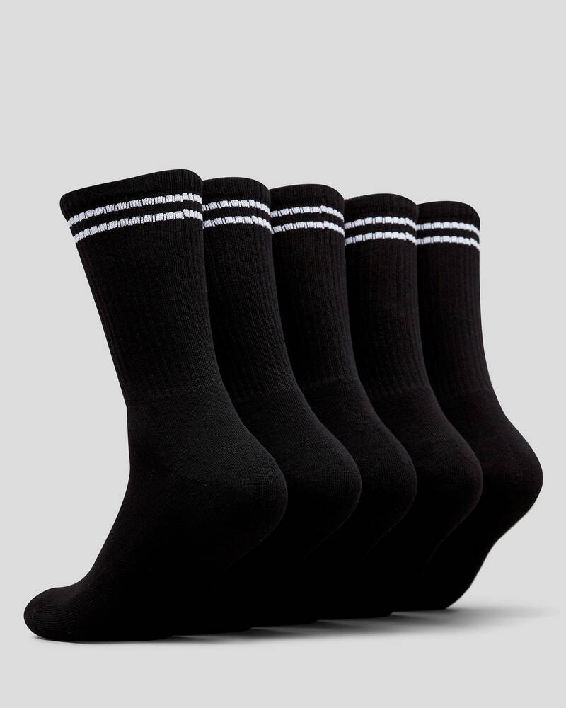 RVCA Union Socks 5 Pack for Mens