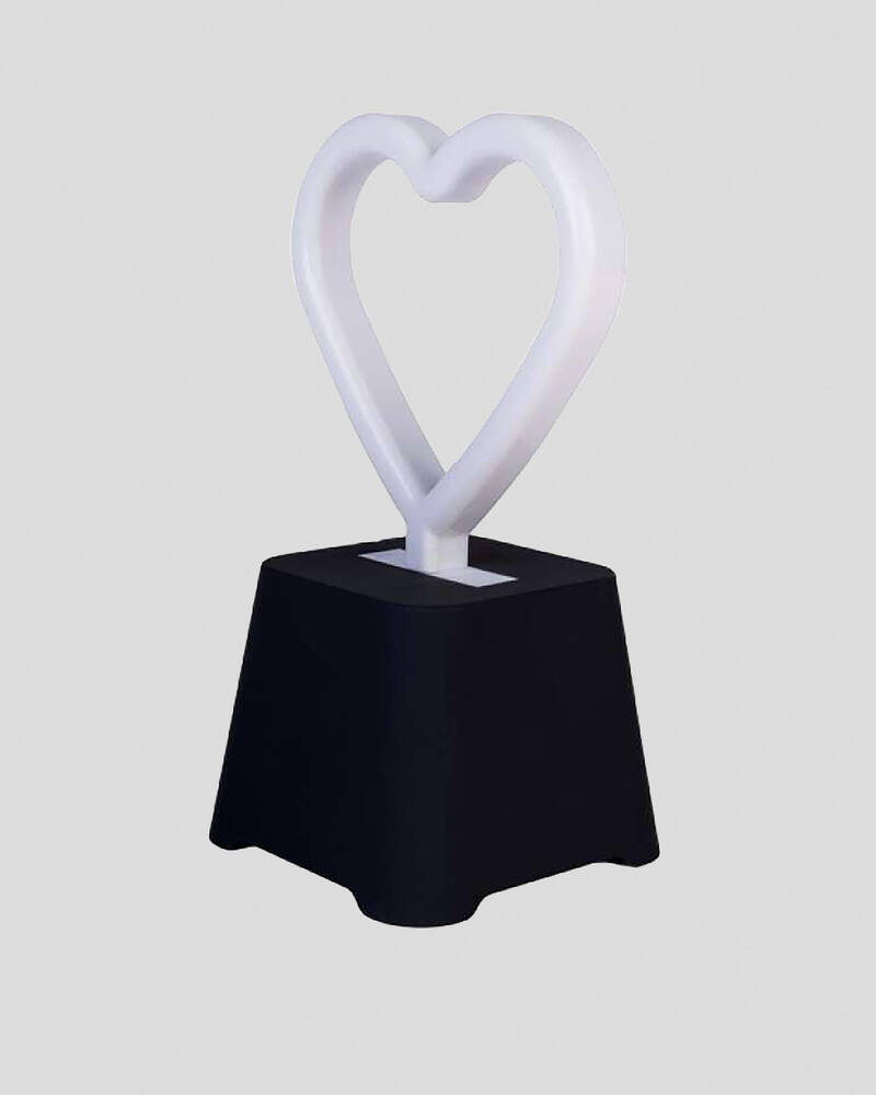 Get It Now Heart Neon Light Speaker for Unisex