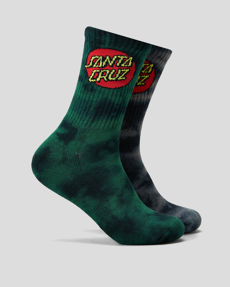 Santa Cruz Classic Dot Tie Dye Sock for Mens