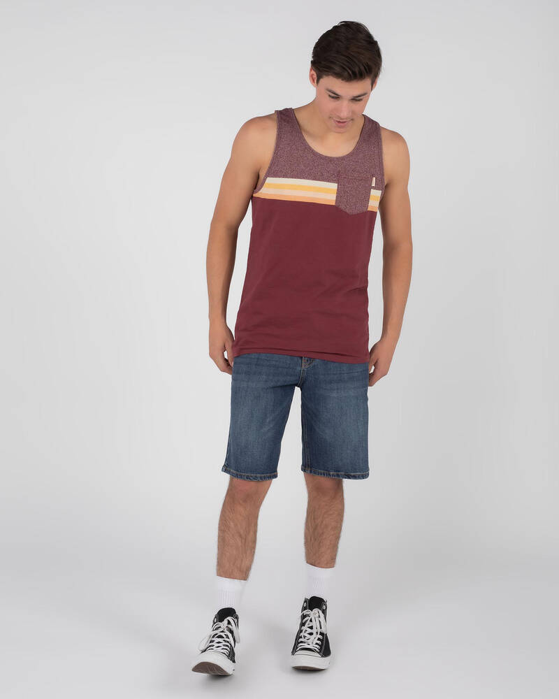 Rip Curl Tidal Blue 21" Denim Walk Shorts for Mens