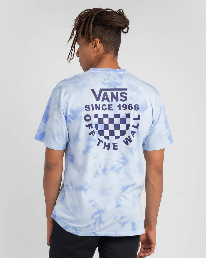 Vans Checker Logo Tie Dye T-Shirt for Mens