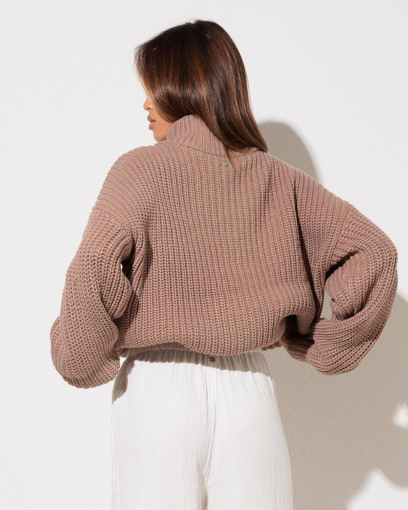 Roxy So Cozy Half Zip Knit Jumper for Womens