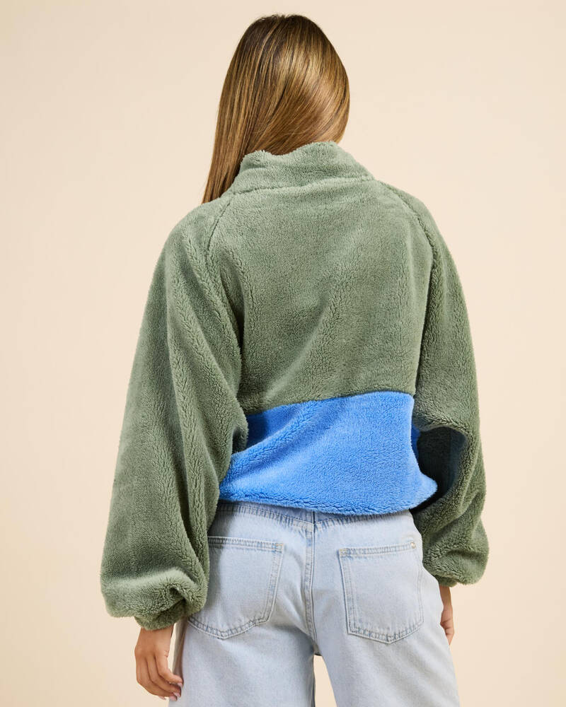 Rip Curl Hotel Malibu Polar Fleece Sweatshirt for Womens