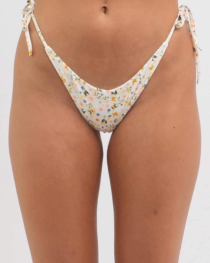 Rhythm Lavinia Tie Side Bikini Bottom for Womens